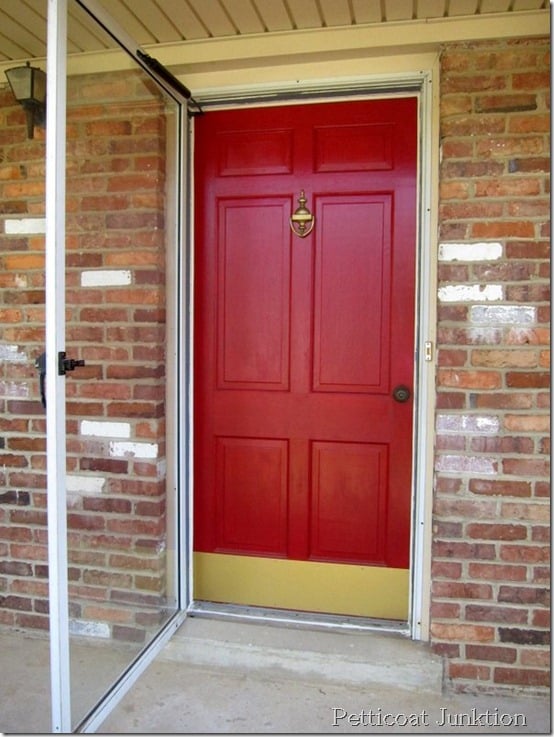 Paint Metal Storm Door To Match Entry Door