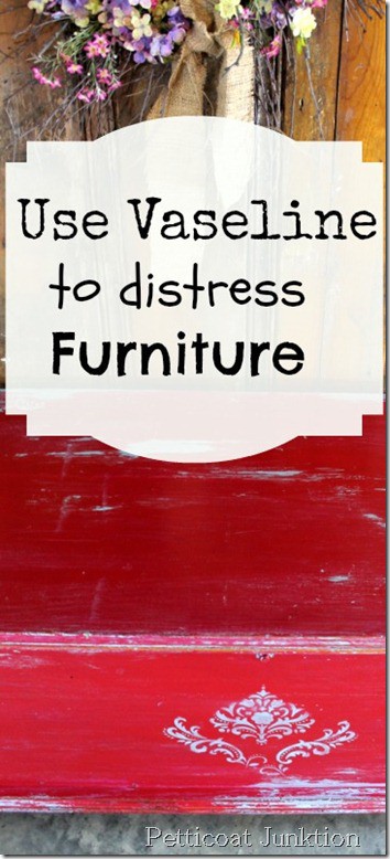 vaseline- distressing-painted-furniture-tutorial