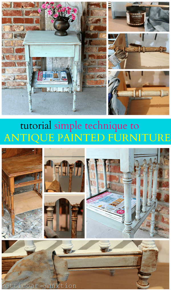 How To Antique Painted Furniture