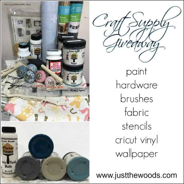 craft giveaway from Just The Woods