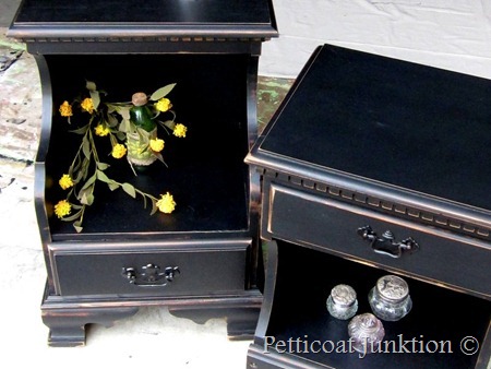 Painted Nightstands, Petticoat Junktion