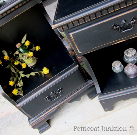 Painted Nightstands, Petticoat Junktion