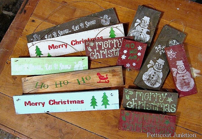 Inexpensive 5 Minute Diy Christmas Signs Project Petticoat Junktion