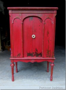 Tricycle Red Cabinet, Petticoat Junktion