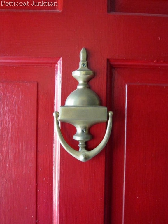 brass door knocker