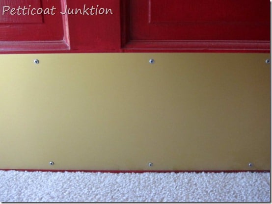 Spray Painting brass hardware, Petticoat Junktion