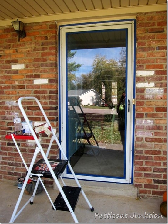 How to paint your front door, Petticoat Junktion