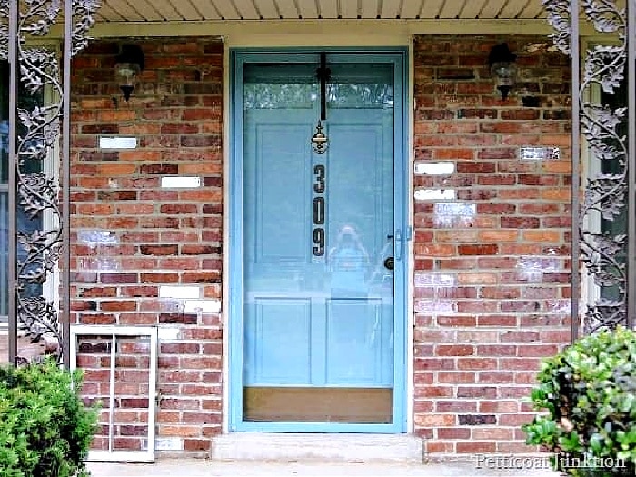 how to add house numbers to your front door