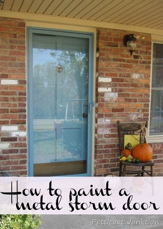 how-to-paint-metal-storm-door