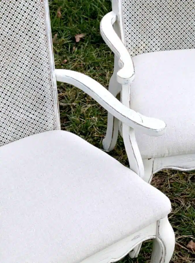 How about a fun and easy drop cloth diy idea? Cover chair seats with drop cloths for an easy, stylish, and inexpensive update.