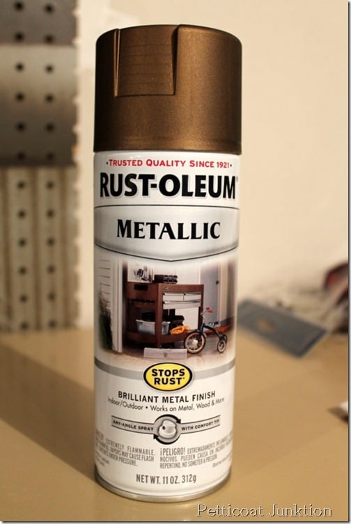 Rustoleum metallic spray paint 