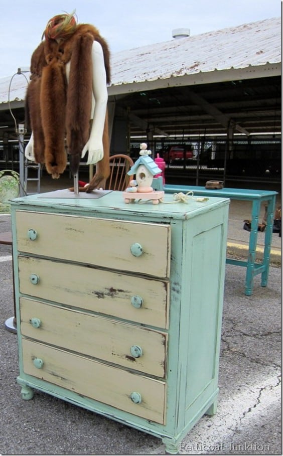 two tone furniture from the Nashville Flea Market