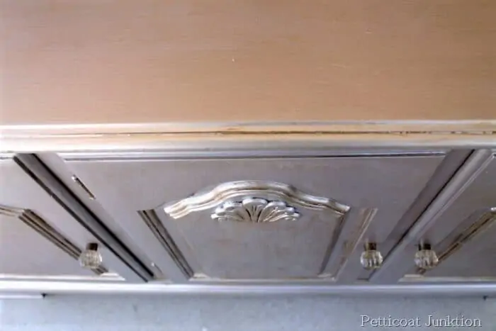 how to antique metallic silver paint (2)