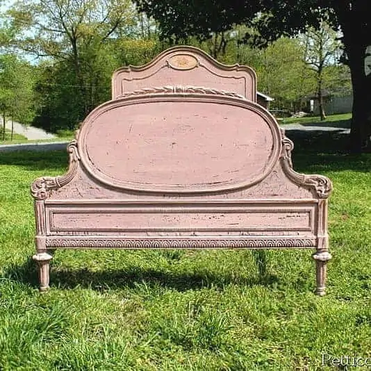 How To Paint An Antique Bed Using MMS Milk Paint