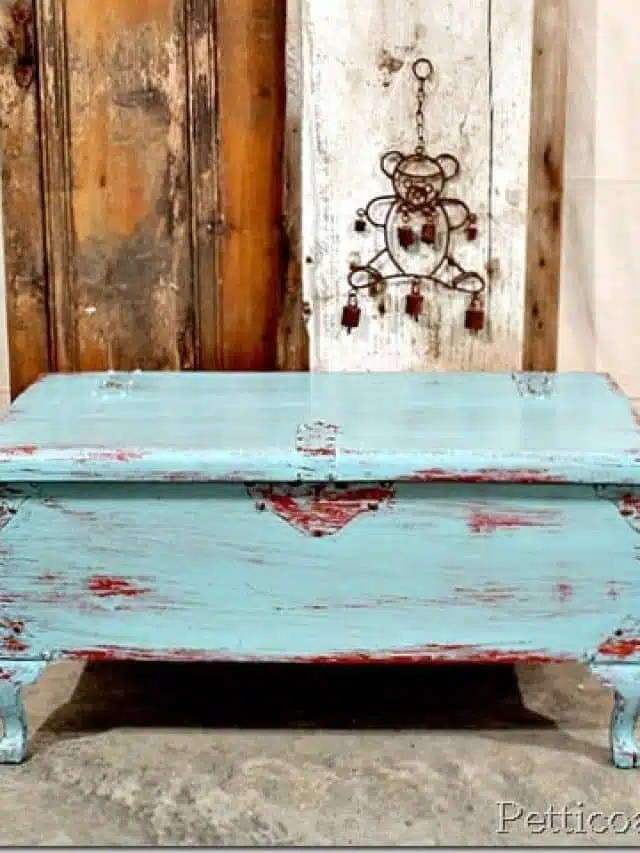 HOW TO DISTRESS PAINTED FURNITURE USING VASELINE Story