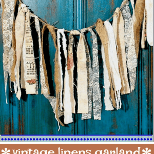 How to make a linen and cloth garland