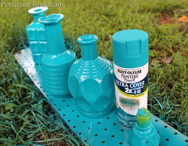 turquoise spray paint for plastic