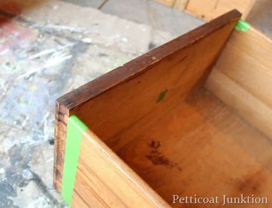 Prepare Furniture Before Painting with Frog Tape