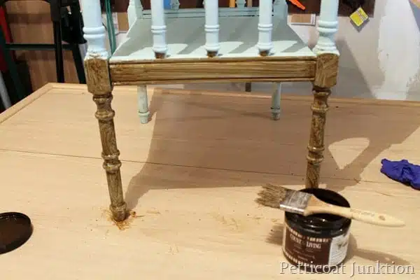 video tutorial how to make painted furniture look old