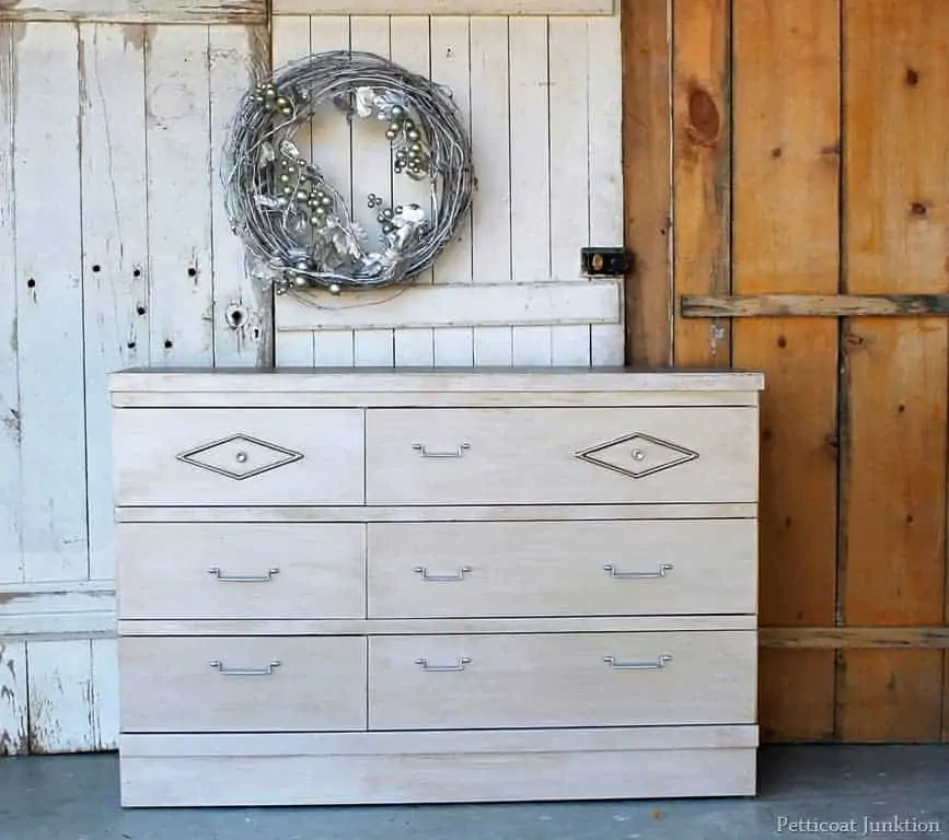 Furniture Painted in Silver Metallic Paint