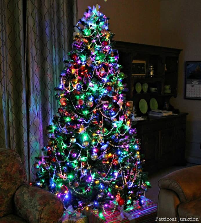 Clear Or Multi-Color Christmas Tree Lights-How About Both - Petticoat