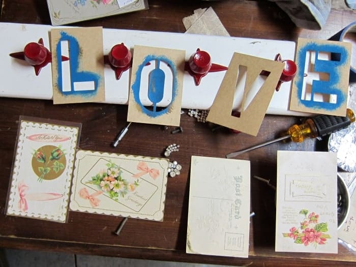 making a Valentines Day project