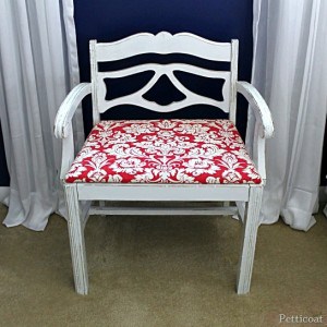 vanity stool makeover