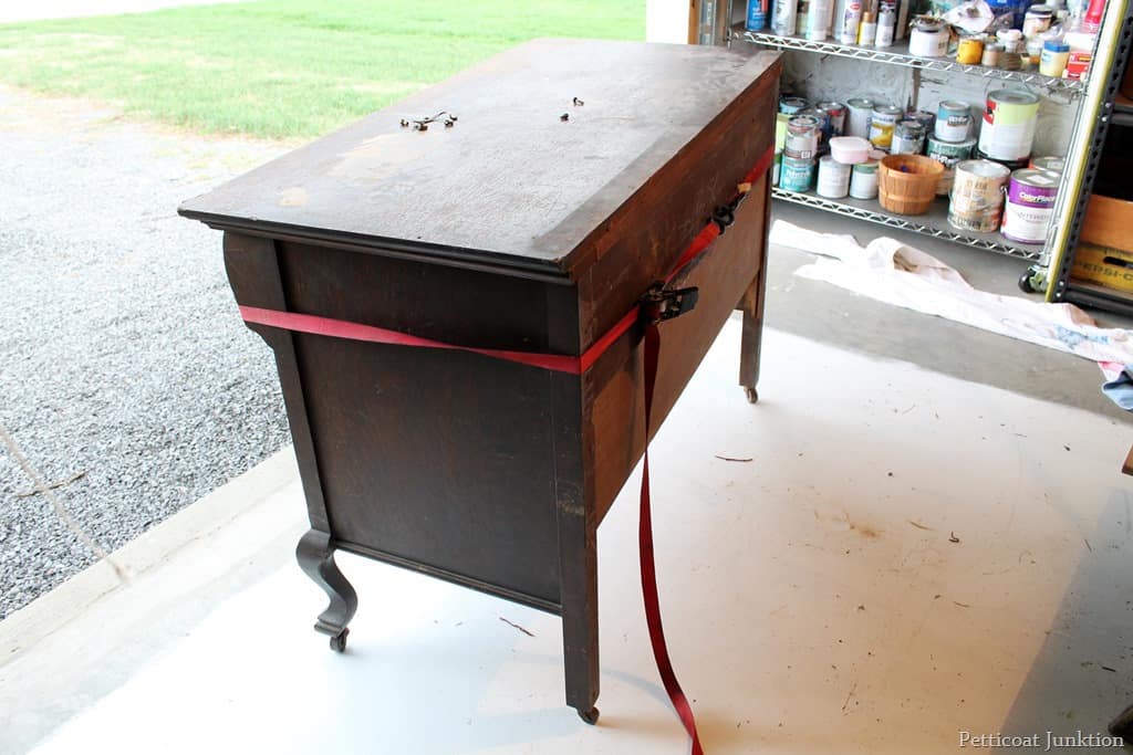 Furniture Prep Strapped and Glued Petticoat Junktion