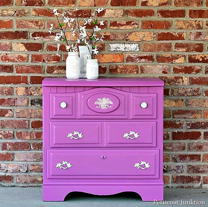 radiant orchid paint color for furniture