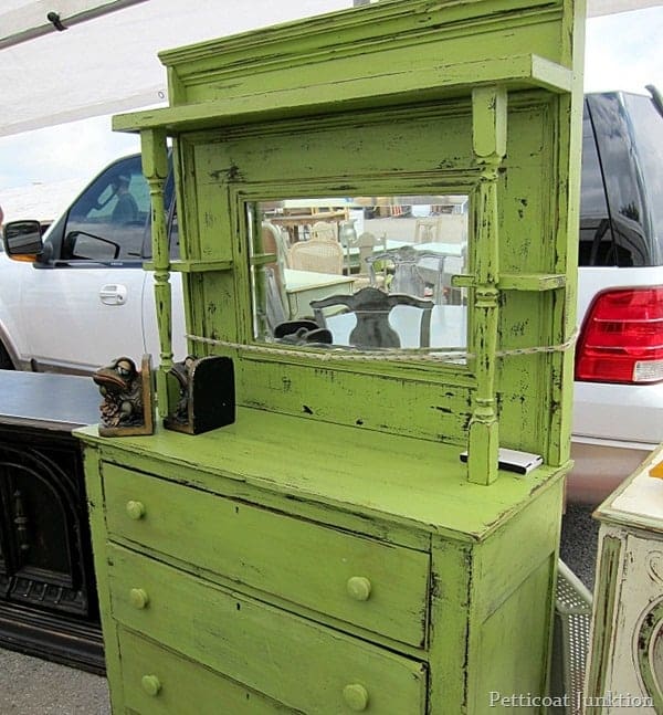 Green Sideboard Nashville Flea Market Petticoat Junktion Shopping Trip