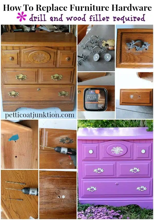 replace furniture knobs