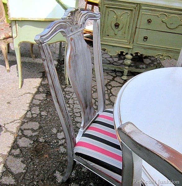 Metallic Silver Chairs Nashville Flea Market Petticoat Junktion Shopping Trip