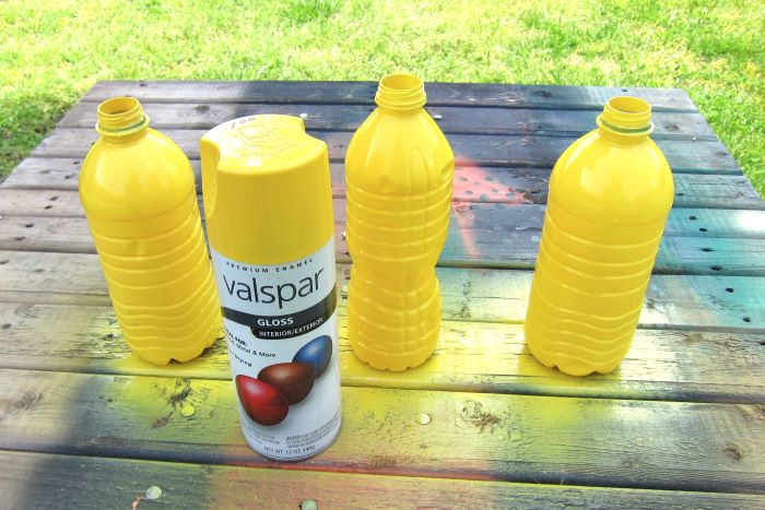 Valspar gloss yellow spray paint