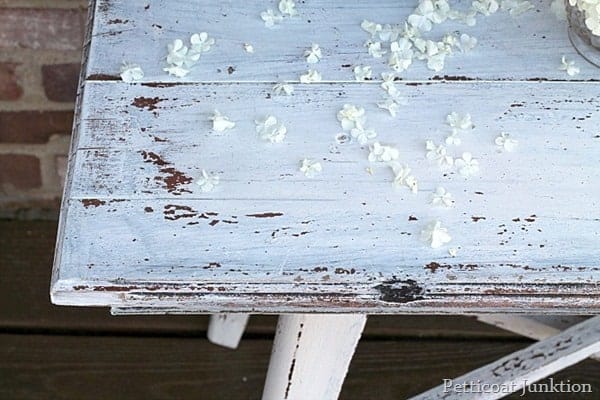 chippy milk paint finish project by petticoat junktion