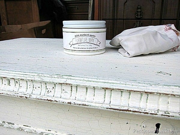 MMS Furniture Wax for Milk Paint Project Petticoat Junktion 2