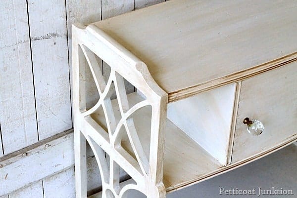 furniture painted white and antiqued Petticoat Junktion