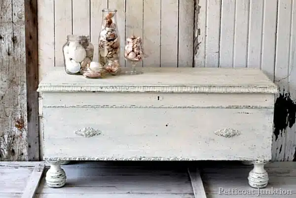milk paint furniture project 5 days of white furniture Petticoat Junktion