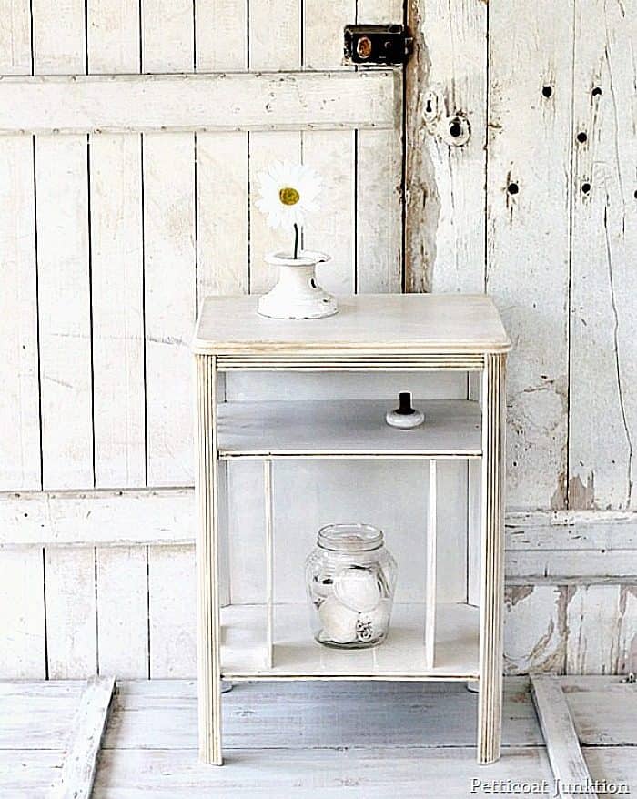 how to antique white furniture