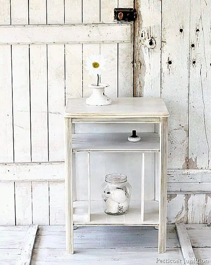 how to antique white furniture