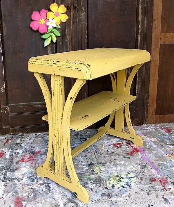 Mustard Seed Yellow Happy Dance Petticoat Junktion paint project