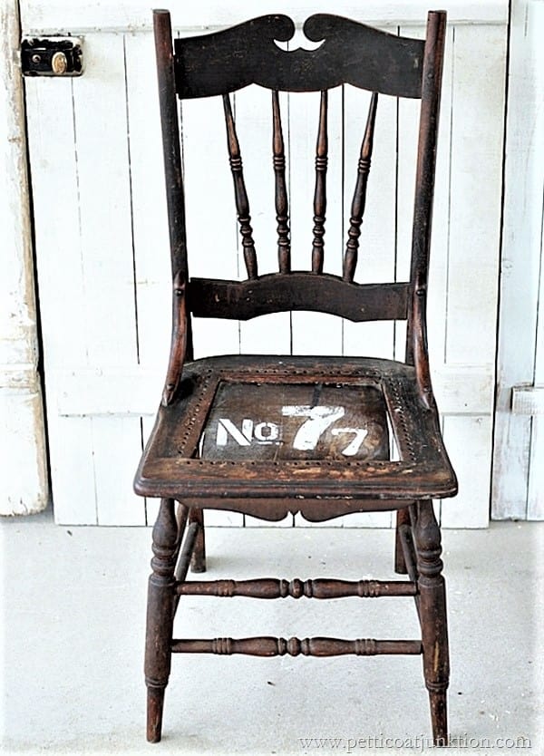 how to stencil numbers on a chair how to stencil numbers on a chair