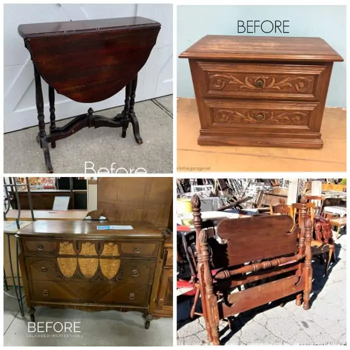 furniture makeovers or flea market flips using paint techniques