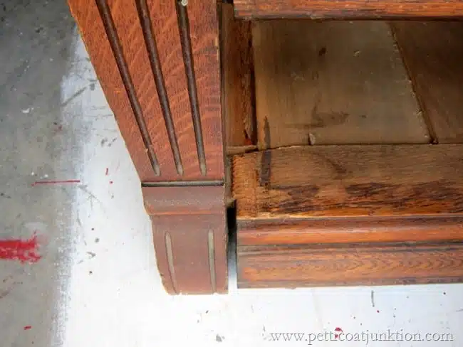 making repairs to antique furniture Petticoat Junktion