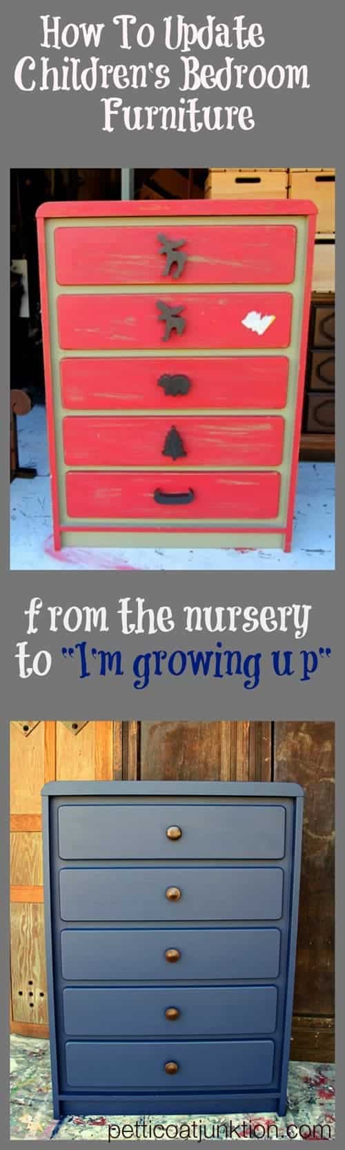 children's furniture from the nursery to growing boy Petticoat Junktion