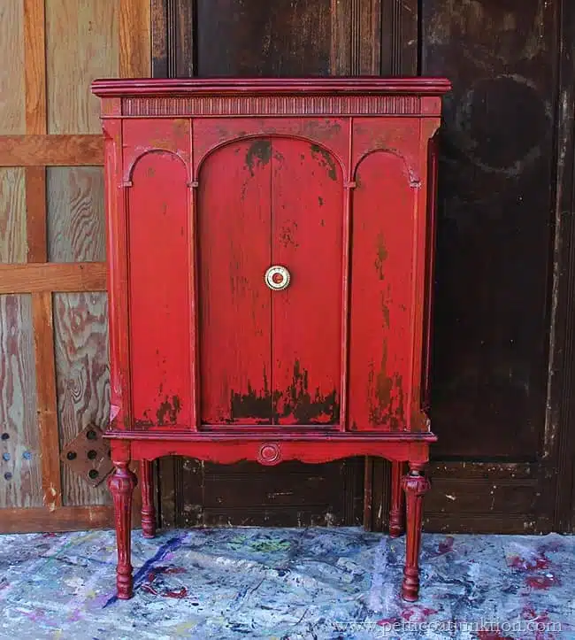 favorite tricycle red milk paint project Petticoat Junktion