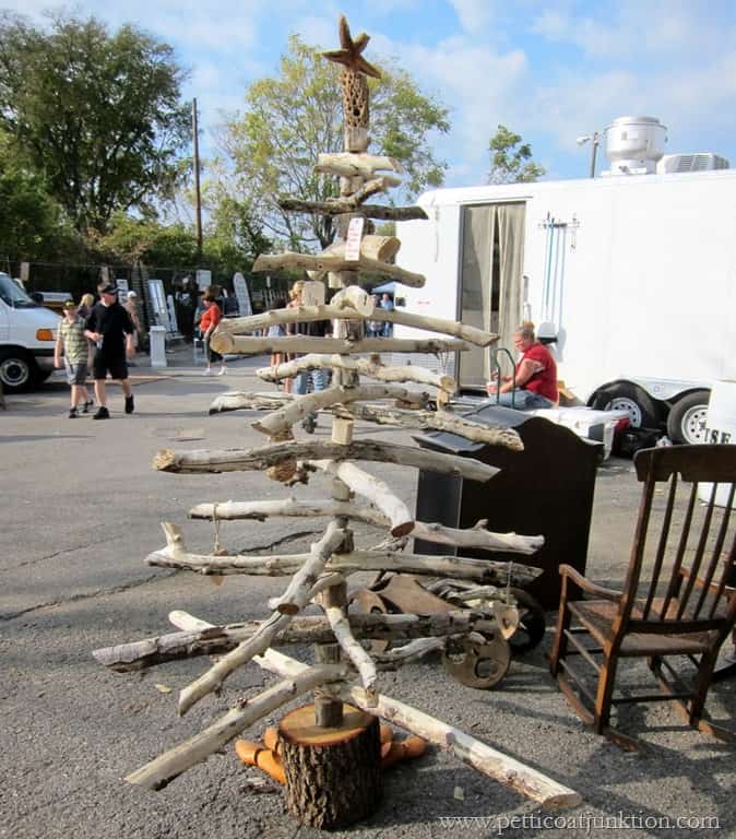 Woodsy DIY Christmas Tree Nashville Flea Market Petticoat Junktion
