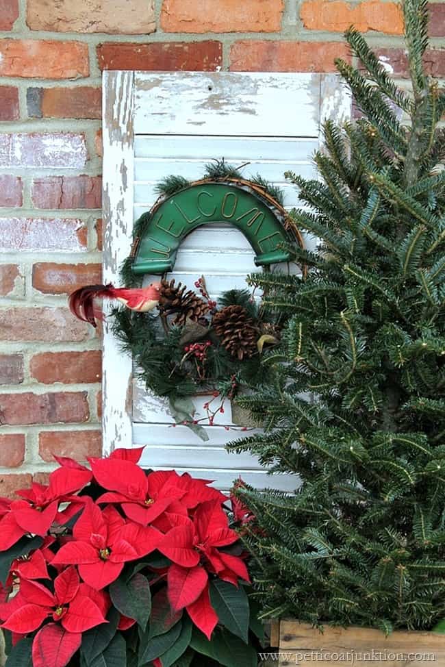 vintage Christmas decorations Welcome Home Tour Petticoat Junktion