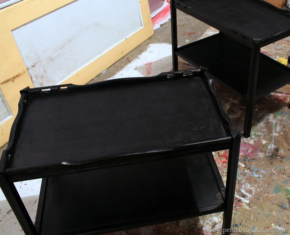 black table