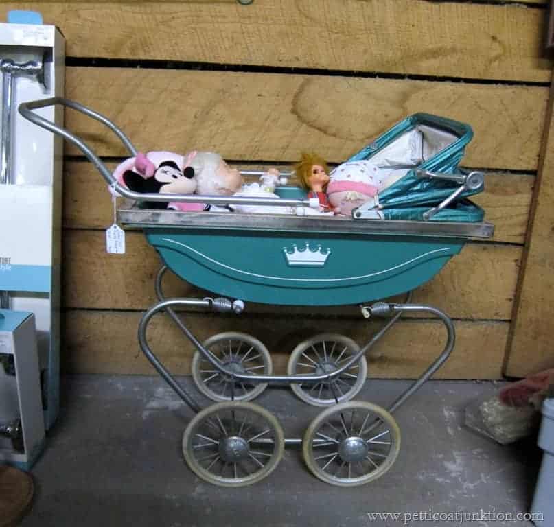 vintage toy stroller