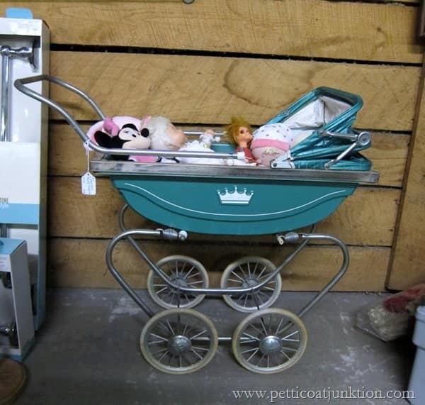vintage toy stroller